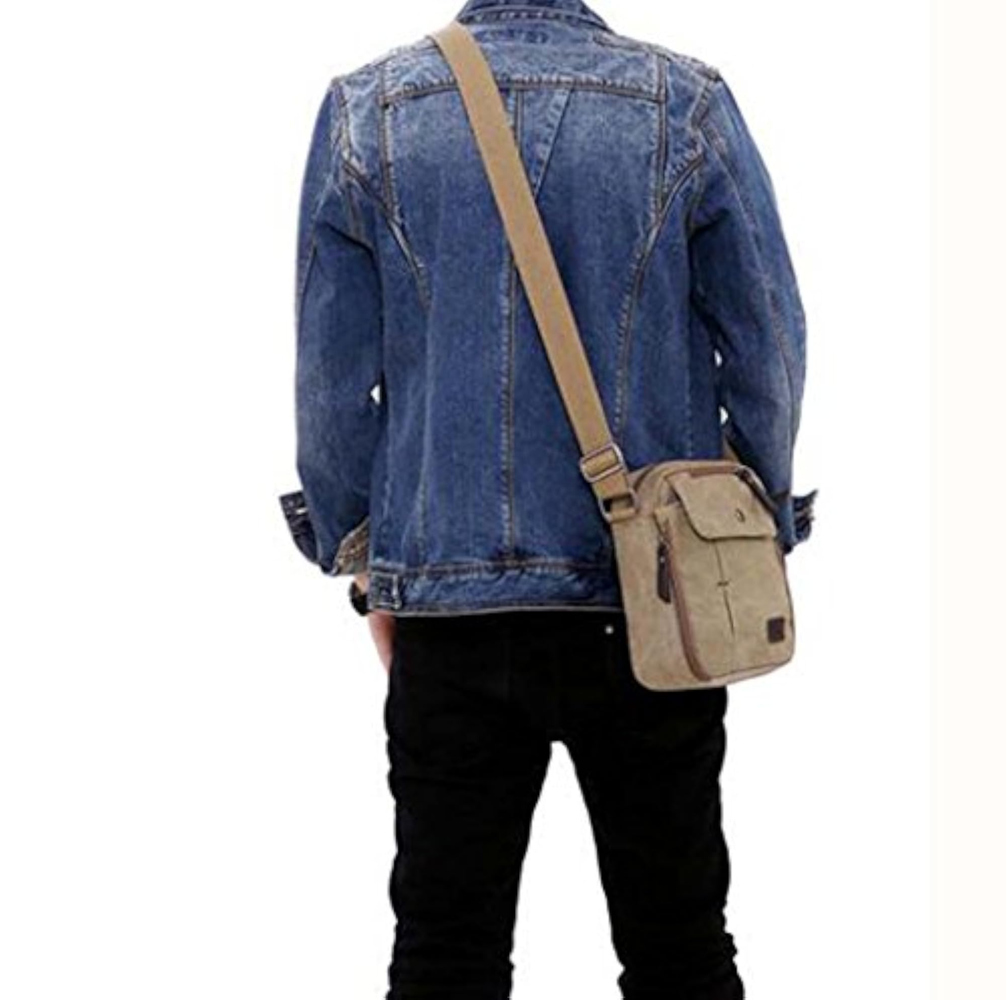 Unisex Retro Canvas Shoulder Travel Bag