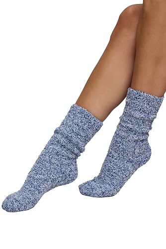 Image of Barefoot Dreams CozyChic Barefoot in the Wild Fuzzy Socks for Women, Ultra Soft Plush Microfiber, Warm & Cozy