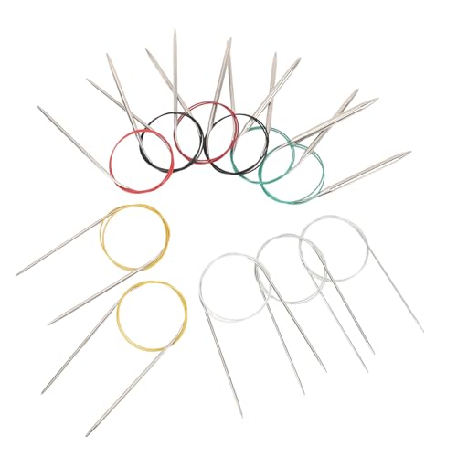 Aiguilles à tricoter circulaires interchangeables de 2 à 8 mm pour tous ouvrages
