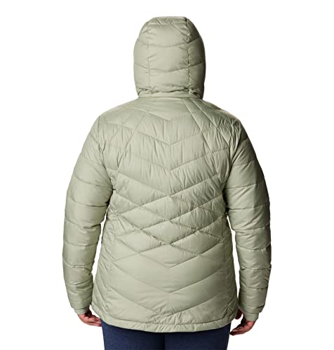 Image of Columbia Women's Omni-Heat Reflective Heavenly Hooded Hiking & Trekking Down Standard Length Jacket