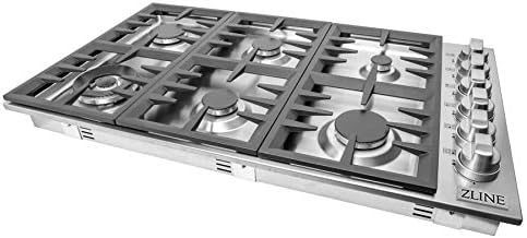 ZLINE 36 in. Dropin Cooktop with 6 Gas Burners (RC36)
