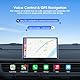 Avylet 7 Tragbares Wireless CarPlay Display mit Magnet-Halterung, für Apple CarPlay & Android Auto, 60FPS Touchscreen, GPS, Sprachsteuerung,OTA-Updates, Mirror Link, Hochformat/Querformat, Bluetooth