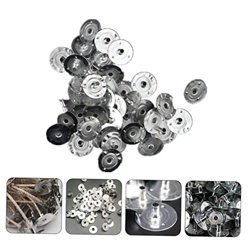 Base metálica para pabilo de vela 400 piezas miniatura 5