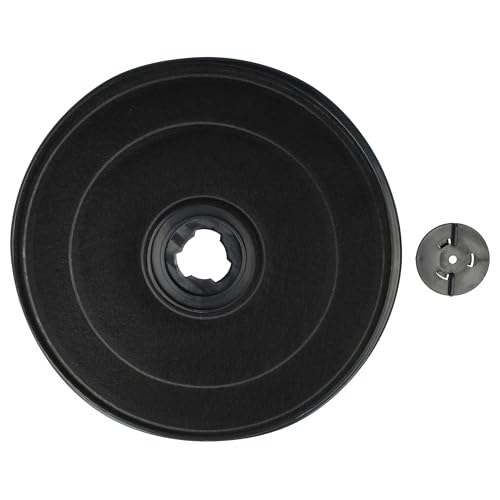 vhbw 1x Filtre à charbon actif compatible avec Smeg KSEC61EBE, KSEC61NEE, 881265, KSEC66XE, KSEC6B, KSEC61XE, KSEC66X hotte aspirante - 2,3 cm