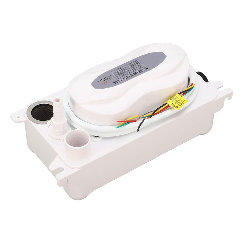 Bomba de Drenaje de Condensado para Aire Acondicionado QS-100L. Bomba de Elevación de Condensado para Aire Acondicionado. Bomba de Agua Totalmente Automática.