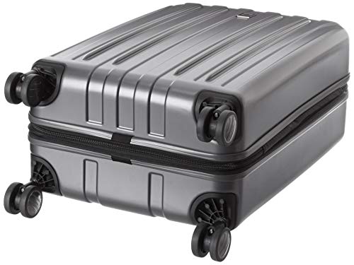 Image of DELSEY PARIS Titanium Hardside Expandable Luggage with Spinner Wheels Checked Luggage, Graphite, Checked-Medium 25 Inch