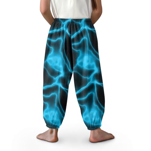 Image of Unisex Little Kids Yoga Trousers Bohemian Beach Pants Baggy Harem Activewear for Boys and Girls Age 3-10