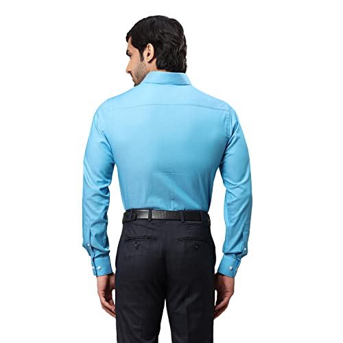 Image of Raymond Men's Solid Slim Fit Shirt
