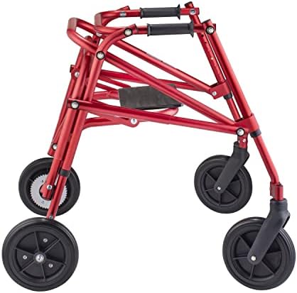 Miniatura 9 de Klip - Caminadorentrenador de marcha para niños pequeños, adolescentes con necesidades especiales, asiento abatible, ruedas de 8 pulgadas, ruedas