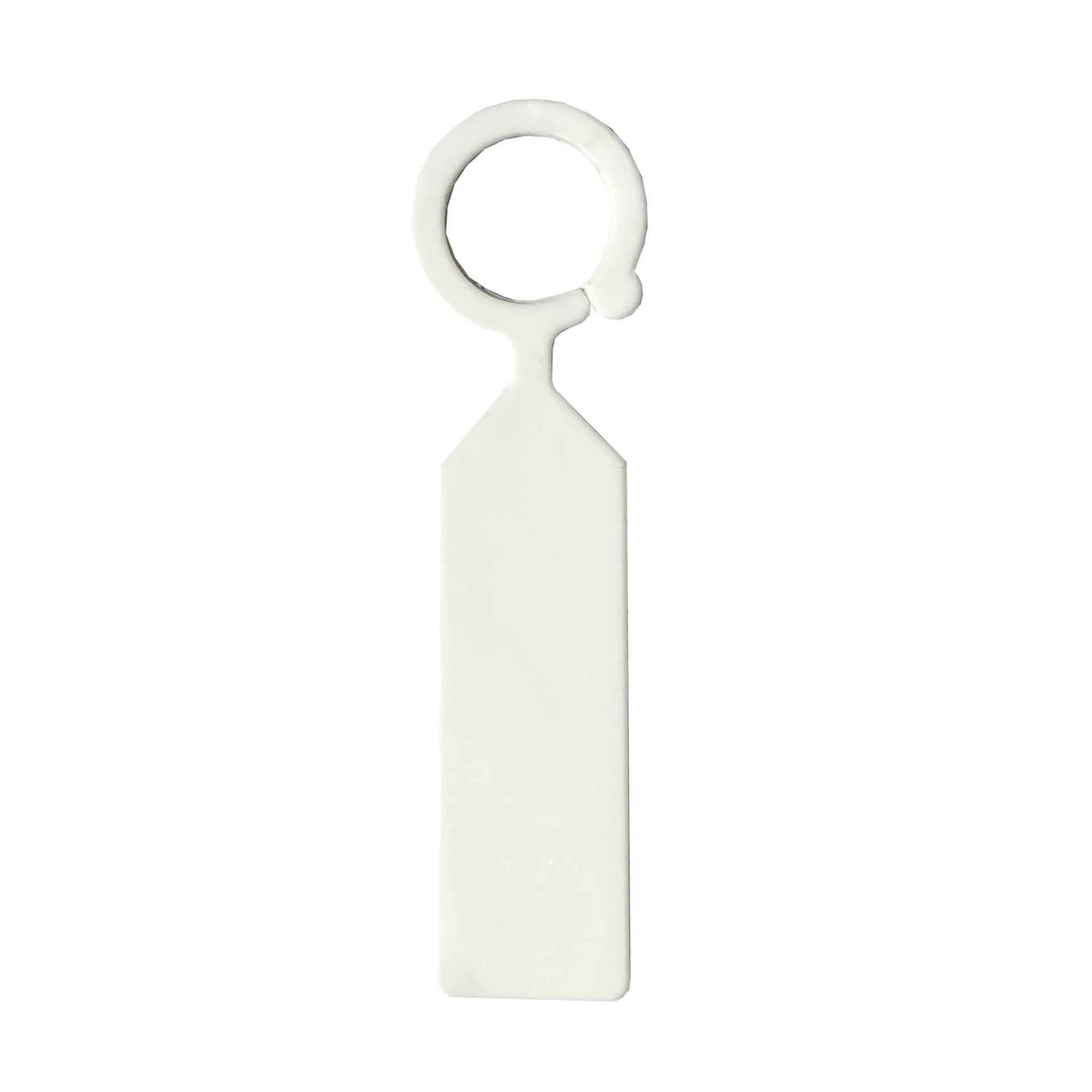 Etichette per Piante 500 pezzi di cartellini for piantagione da giardino, ganci for alberi, cartelli in plastica impermeabili, riutilizzabili, appesi, etichette(WHITE)