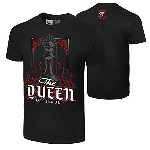WWE Authentic Wear Charlotte Flair Queen of Them All T-Shirt Black 2XL