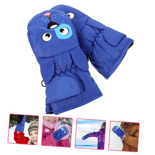 Happyyami 1 Par Luvas De Esqui Luvas De Esqui Crianças Luvas De Esqui Crianças Luvas De Neve Térmica