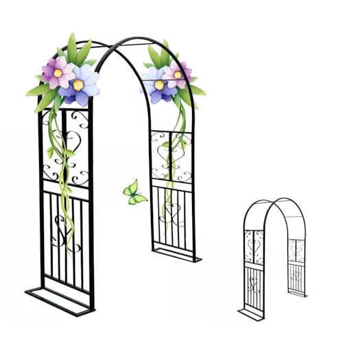 Arche de jardin fleurie pour sublimer votre pelouse extérieure et pergola