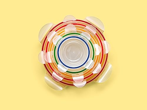 Image of LocknLock Nesting Set of 5 Round Airtight Food Storage Containers and Lids