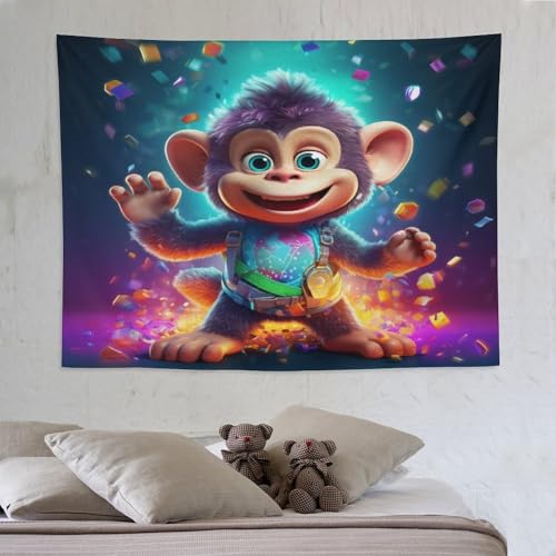 Tapisserie de sceau 3D PAZZK 150x200cm pour tenture murale de salon