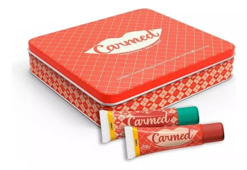 Kit Luxo Carmed Hidratante Labial Maçã Do Amor + Fps30 Lata Edição Limitada