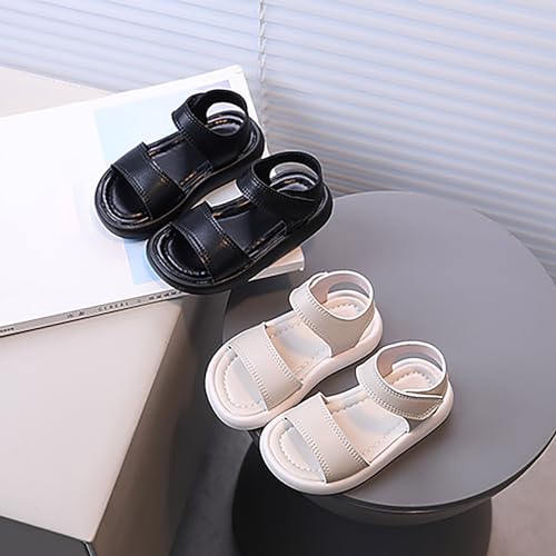 Girls’ PU Leather Casual Sandals Kids Strap Open Toe Cloud Bottom Beach Quick Drying Pillow Quick Drying Slipper2