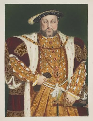 Impression toile Henry VIII Hans Holbein graffiti, art urbain en grand format 60x90