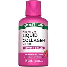 Natures Truth Liquid Collagen | 16 oz | with Biotin | Beauty Formula | Berry Flavor | Non-GMO & Gluten Free Supplement