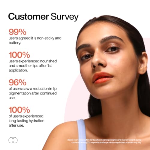 Image of WishCare Tinted Lip Balm SPF 50 PA++++ | Brightening Lip Balm for Dark Lips | In-Vivo Tested | Kojic Acid & Niacinamide | For Women | 5g (Coral Peach)