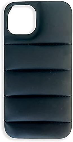 Miniatura 1 de gotfreshfresh Puffer Case iPhone 13 Pro - Tela de chaqueta acolchada suave al tacto de lujo (iPhone 13 Pro), color negro