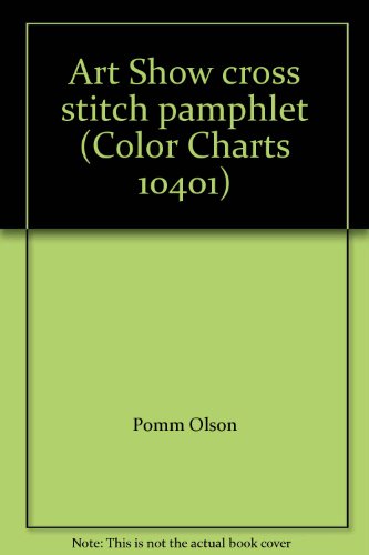 Art Show cross stitch en fini les diagrammes illisibles avec le Color Charts 10401