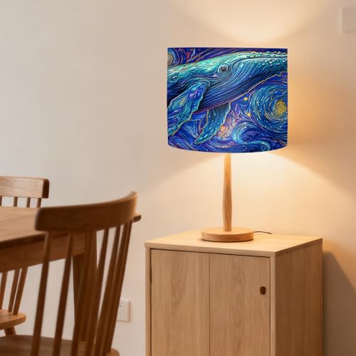 Image of Nuxovilar Lamp Shades Set of 2, 13 inch Top x 13 inch Bottom x 10 inch High (Spider)