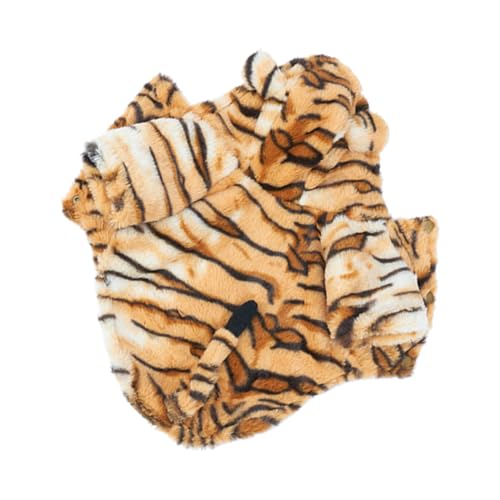 Disfraz para perro con estampado de tigre talla S