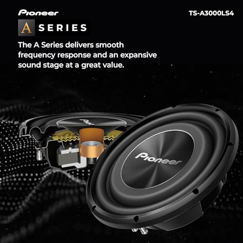 Image of PIONEER A-Series TS-A3000LS4 Shallow-Mount 12 inch Subwoofer 1500W Max