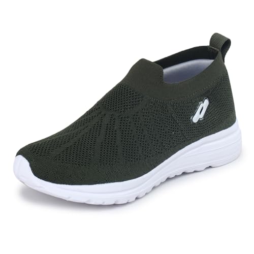 Image of TRASE Sports Slip-On Shoes for Kids | Knitted Upper Lightweight Footwear for Boys & Girls | Comfortable EVA Sole and Breathable Shoes for Walking & Play