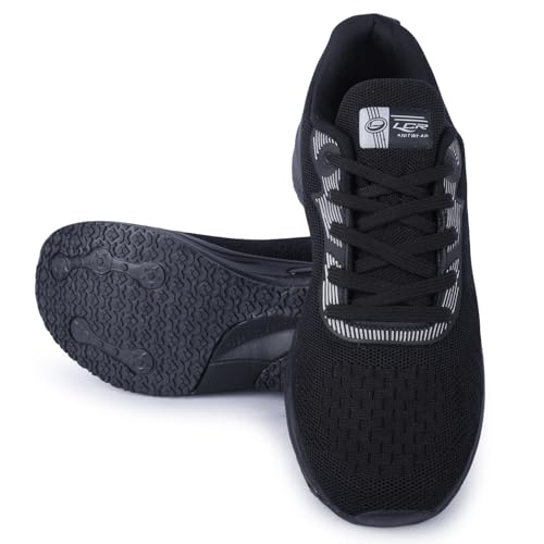 Image of Lancer Mens FLASH-17-FBLK Black Running Shoe, 8
