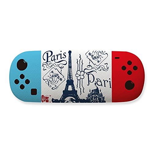 Étui pour lunettes de jeu Paris France, protection rigide au design Tour Eiffel
