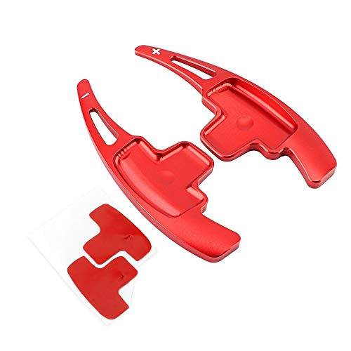 Rockyin Alluminio auto volante paddles estensioni forma for Mercedes-Benz A B E R Classe (Red)