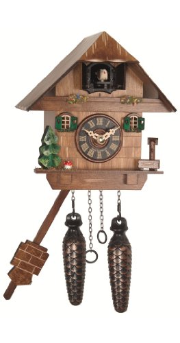 Engstler Pendule à Coucou à Quartz Maison de Forêt Noire en 417 Q Cover