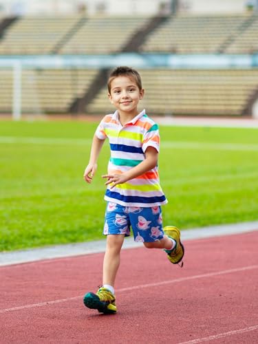 Image of SURF CUZ Boys Swim Trunks with Boxer Brief Liner Toddler Boy Stretch Swimsuit Shorts Quick Dry Swimming Trunks Bathing Suit
