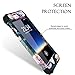 PIXIU Compatible with iPhone 8 Plus Case/iPhone 7 Plus case, Three Layer Heavy Duty Hybrid Sturdy Armor Shockproof Protective Phone Cover Cases for Apple iPhone 8 Plus/7 Plus 5.5inch Rose Flora