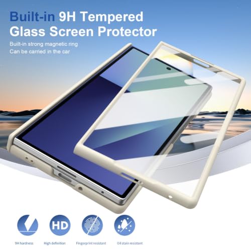 Image of Hybird Shockproof Mobile Back Case Cover for Samsung Galaxy Z Fold 8 Ultra Case with Tempered Glass | Hingh | Magnetic Support | Slim Back Cover Case Galaxy Z Fold8 Ultra 5G Cover