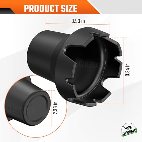 Image of CLUBRALLY Universal Cup Holder Cigarette Cigar Retro Ashtray for Club Car Yamaha EZGO Golf Cart (Pack of 2)
