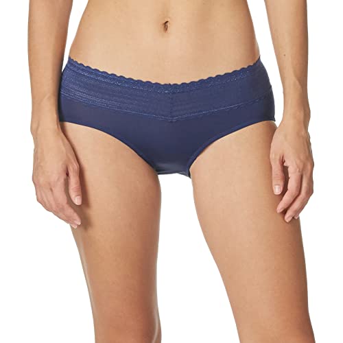 Image of Warner's womens No Pinching No Problems Dig-free Comfort Waist With Lace Microfiber Hipster 5609j