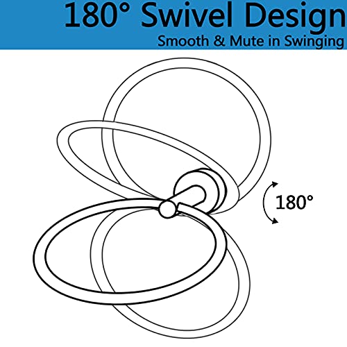 Pynsseu Hand Towel Ring, Brushed Nickel Sus 304 Stainless Steel Towel Holder Hangers, Wall Mount Towel Rack For Bathroom Kithen thumb #3