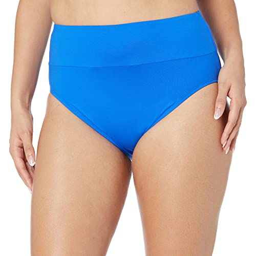 Image of Ocean 24th Women's Plus-Size Solid Skirted Bikini Bottom