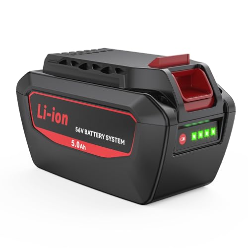 Stairlie True Capacity 56V 5Ah Compatible with Echo 56V EFORCE Equipment LBP-56V 250A Models HIgh Capacity Battery for Outdoor Power Tools Longer Runtime Compatible for Echo Battery Chainsaw