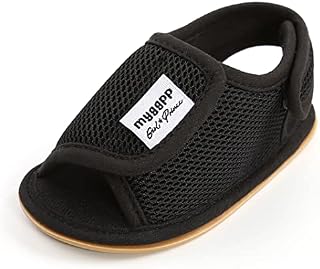 Baby Sandals Infant Girls Boys First Walking Shoes Anti-Slip Rubber Sole Prewalkers Summer Open Toe Sandals Shoes 0-18M