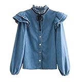 Esta bonita camiseta de punto es ligera, suelta y cómoda de llevar, ¿por qué no probarlo?