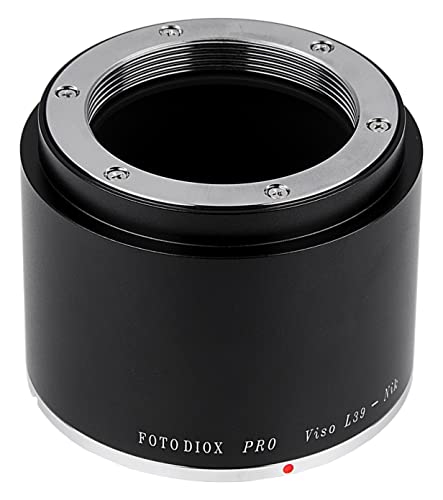Image of Fotodiox Pro Lens Mount Adapter, Visoflex L39 Lens to Nikon F-Mount Camera Such as D7200, D5000, D3000, D300S & D90 DX