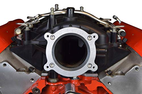 Ict Billet Ls4 Intake Manifold To Ls3 Dbw Throttle Body - Adapter Plate Ls 4 Bolt Tb Compatible With Gxp 551572 #TOP2