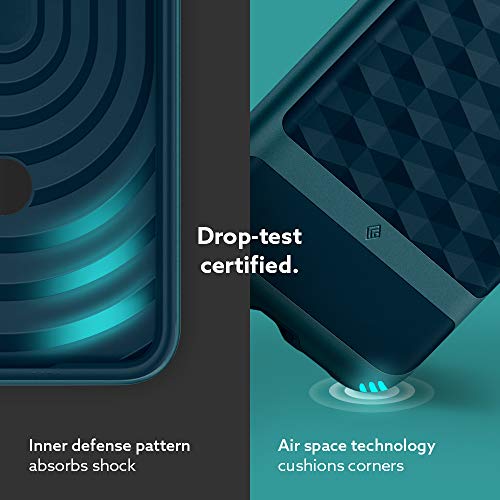 Image of CASEOLOGY Spigen Parallax for Google Pixel 5 Case, Pixel 5 Back Cover - Aqua Green