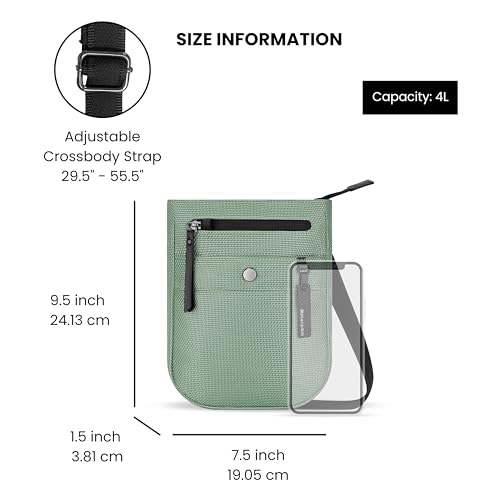 Image of Sherpani Prima, Small Anti Theft Crossbody Bag, Travel Shoulder Bag, Cross Body Purses, Handbags, Travel Gift