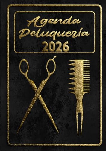 Agenda peluqueria 2026: Planificador diario 1 página por día para peluqueros, barberías y esteticistas. Horario de 8:00 a 21:00, con intervalos de 15, 30 y 45 minutos. 1 empleado. Formato A4.