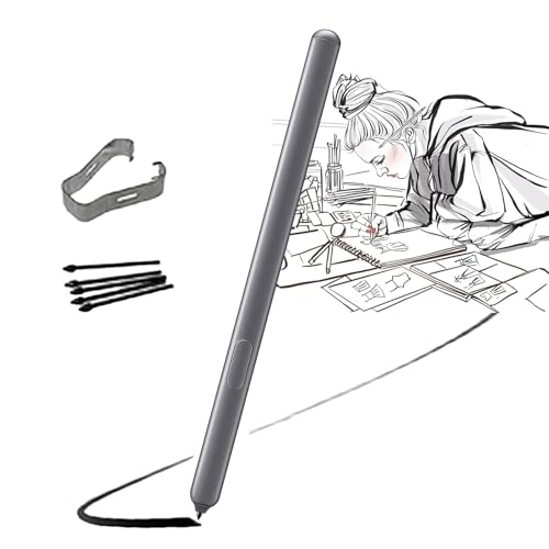 Galaxy Tab S6 Stylus Pen Reemplazo (sinBluetooth) para Samsung Galaxy Tab S6 SM T860 T860 T865 T867 Stylus Touch S Pen (Gris Montaña)